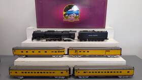 20-3535-1o Mth 20-3535-1 Union Pacific 4-8-4 O Gauge Steam Passenger Train Set With Ps 3.0 Ln