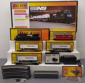 Mth 30-1015 O Gauge Norfolk Southern Dash-8 Diesel Train Set With Horn Ex/box