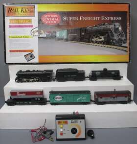 30-1025-0 Mth Nyc 4-6-4 Hudson O Gauge Steam Freight Train Set With Ps1 Ln/box