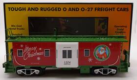 Mth 30-20638a O Christmas Santa Bay Window Caboose Ln/box