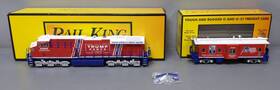 30-20799-1 Mth O Trump/pence Imperial Diesel Engine And Caboose Set With Ps3 Ex/box