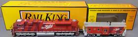 30-20950-1 Mth O Gauge Katy Imperial Diesel Locomotive And Caboose Set Ln/box