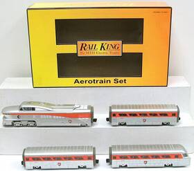 30-2210-0 Mth O Gauge Pennsylvania Aerotrain Diesel Passenger Train Set With Ls Ex
