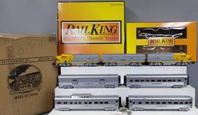 30-2762-1 Mth Santa Fe F-3 Aba O Gauge Diesel Passenger Train Set With Ps 2.0 Ex