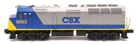 30-4034-0 Mth O Gauge Csx F40ph Diesel Locomotive #9993 With Loco-sound Ln