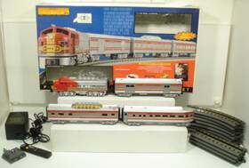 30-4043-1 Mth Santa Fe F-3 O Gauge Diesel Passenger Train Set With Ps 2.0 Ex/box