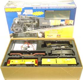 30-4048-0 Mth O Gauge Union Pacific Railking 2-6-0 Steam Train Set With Whistle