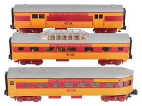 30-4068-1 Mth O Gauge Milwaukee Road Passenger Cars Set Of 3 Ex