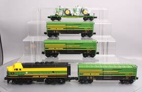 30-4073-1 Mth John Deere Railking F-3 O Gauge Train Set With Proto-sound 2.0 Ex
