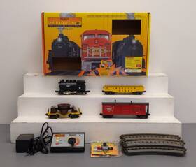 30-4080-0 Mth American Steel Dockside Railking O Gauge Steam Train Set With Whistle