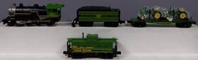 30-4094-0 Mth John Deere 4-6-0 O Gauge Steam Freight Train Set With Ls Ln