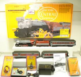 30-4096-1 Mth Nyc Railking 4-6-2 Bantam Pacific O Gauge Steam Train Set With Ps 2.0