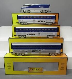 30-4198-1 Mth Amtrak Railking F59 Superliner O Gauge Diesel Train Set With Ps 2.0