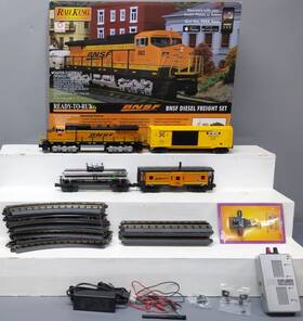 30-4247-1 Mth Bnsf Railking Dash-8 O Gauge Diesel Freight Train Set With Ps 3.0 Ex