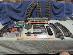 1144 Mth 658081036878 3rd Avenue Railway Brill Semi Convertible Trolley Train Lighted Sound