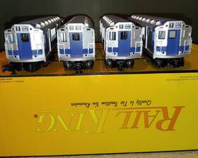 Mth 658081420684 M.t.h Railking R-12 4-car Subway Set 30-20626-1 Excellent Condition With Box And Doc