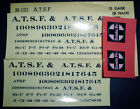 N-151 Champ At Sf Santa Fe Road Name Set Scale Decals N-151 Champ At Sf Santa Fe Road Name Set Scale Decals