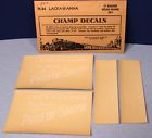 N-24 Champion Factory New Lackawanna Road Name Set Scale Champ Decals