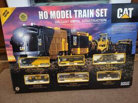 55451 Norscot Cat Ho Gauge Diesel Train Set Ln/box
