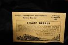 Ob-155 Champ Decals Penn Merchandise Service New Unopened Original Package