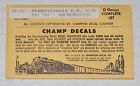 Ob-307 Champion Decal Company Champ