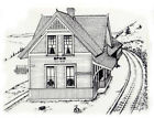 Gl3520 Ophir Plastic Railroad Depot On30 Detail Kit Dolores Model Set