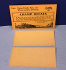 P-44 Champion Factory New Union Pacific Passenger Car Set Scale Champ