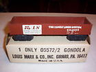 684999 Protype Marx Salesmans Brown Gondola Box Sample Scl