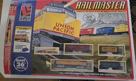 3901 Rail Master 8883 Vintage Mater Ho Scale Union Pacific Electric Train Set Untested