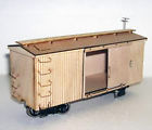 Df114 Railroad Model Laser Boxcar On3 On30 Foot Kit Freight Wood Car 20