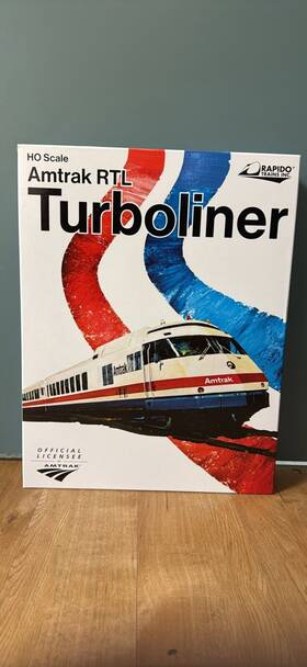 Rap25503 Rapido Trains #25502 Amtrak Rtl Turboliner Phase Iii Early