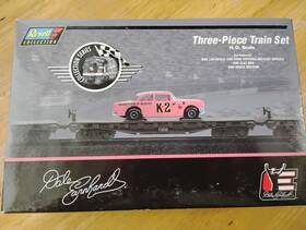 Revell 4-626 Analog Ho Starter Set 3pc Track Flat Car Die-cast 1956 Ford Victoria