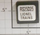 Rs25d25 Lionel Sound Chip