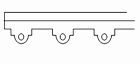 Rsl18007 Model Wood Laser Detail Railroad On30 Trim Victorian Eave Structure