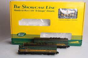 00370 S-helper Maine Central F3 A&b Gauge Diesel Train Set Ex/box