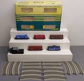 S-helper 00458 S-helper Scale Conrail Diesel Locomotive Freight Set With Track Ex/box