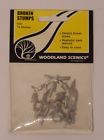 S32 Woodland Scenics Broken Stumps Scale 724771000327