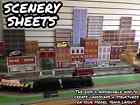 Scenery Sheets Make Your Own O Scale Building Or Background Kit Walls Windows Roof Calico Brick 641938432381