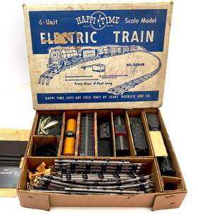 05948 Sears 5948 Vintage Happi Times Electric Train Set No In Original Box