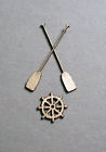 Fr1015 Set Detail Railroad Oars Laser Part Wood Model Boat On30 Wheel Ship