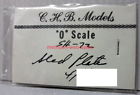 48-o-scale Sh-72 Chb Models Sled Plate Logging Industrial Lumber