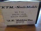 2-rail T-109 Ktm Sprung Roller Bearing Trucks Set Of Two Silver Wheels