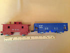 21913 Train Caboose Lv Hopper Cars Nyc Vintage Marx Scale