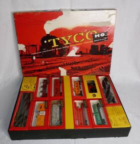T6324 Tyco Rare 1963 Rio Grande Freight Ho Train Set With Smoke Mantua Usa Complete