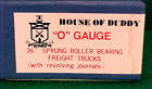 Un-known House Of Duddy Pair Scale Roller Bearing Freight Trucks