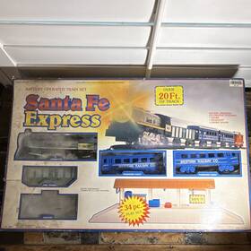 Victoria 11166881 Santa Fe Ho Starter Train Set Light And Sound - Incomplete