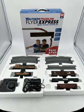 931-1210 Walthers 931-1200 Bsnf Flyer Express Ho Gauge Diesel Starter Train Set