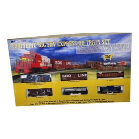 931-863 Walthers Trainline Big Sky Express Diesel Train Set With Bachmann Ez Track Csx