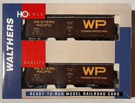 932-23456 Walthers Ho Western Pacific North American 50ft Box Cars Set Of 2 Ln