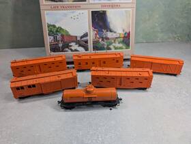 932-915 Walthers Ho Scale Orange Mow Work Train #1 Csx Csxt 6 Pcs Read